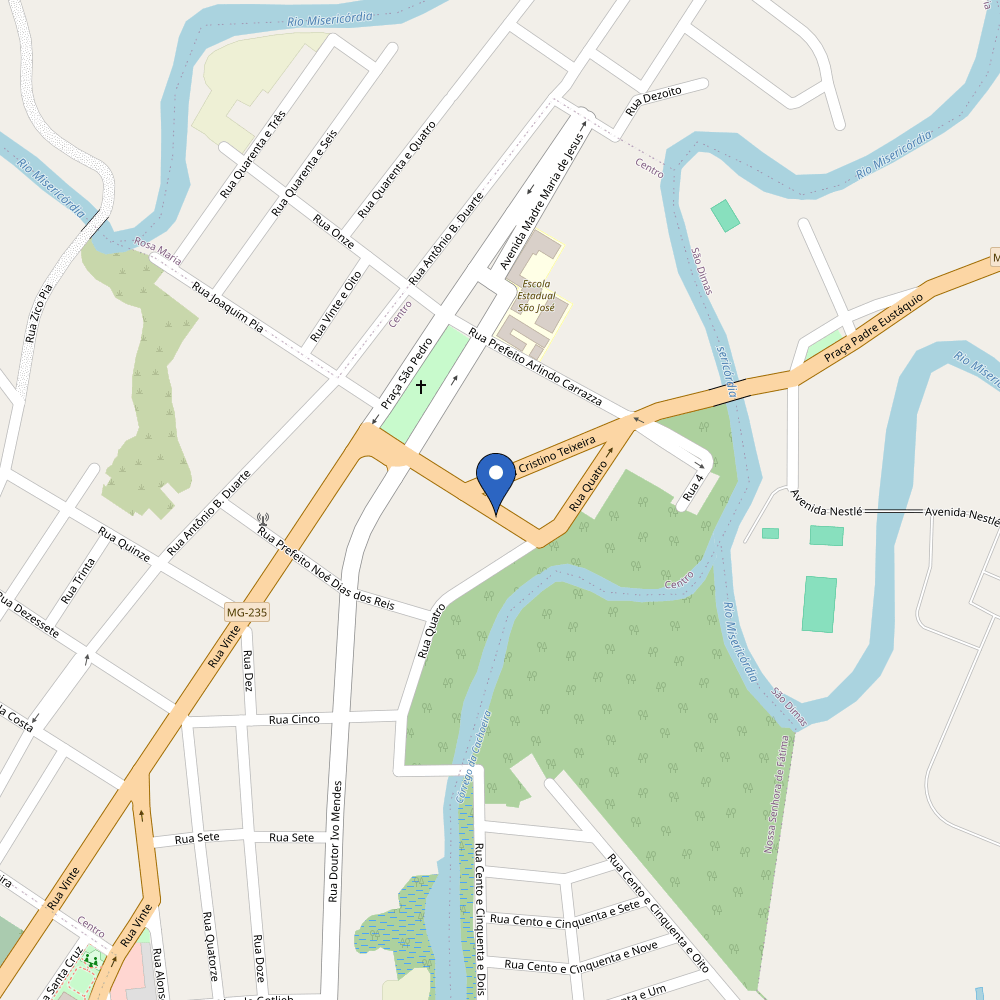 Mapa da estação Hotel Heron