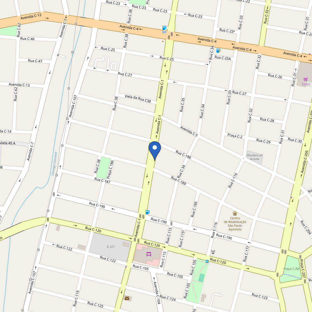 Mapa da estação GSOL ENERGIA SOLAR - MATRIZ