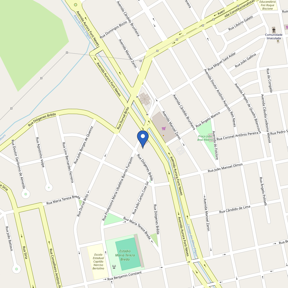 Mapa da estação Auto Posto Puttini