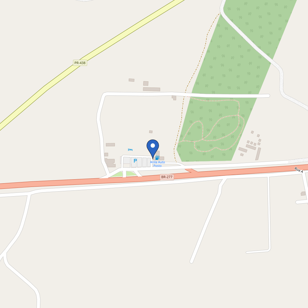 Mapa da estação EV Eletroposto Anila