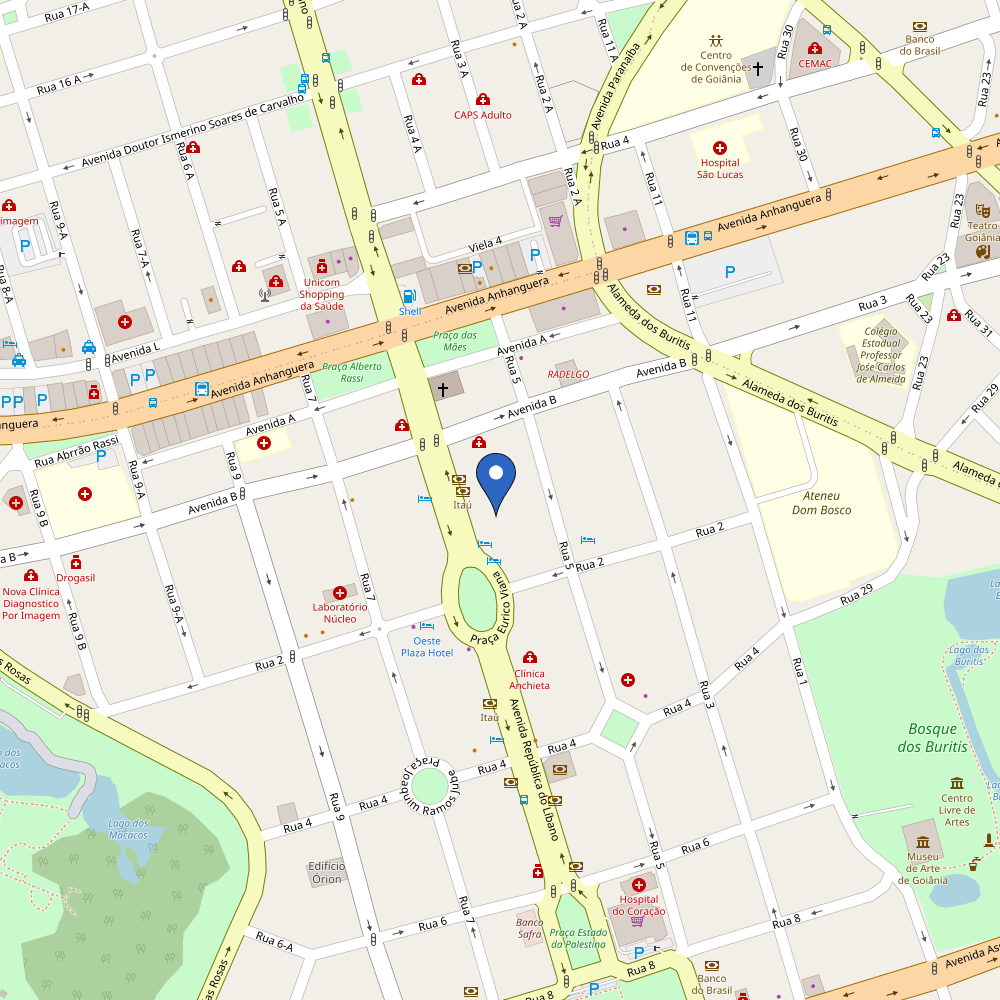 Mapa da estação ITA- assinaturas