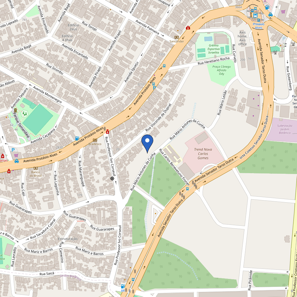 Mapa da estação Max Haus Porto Alegre