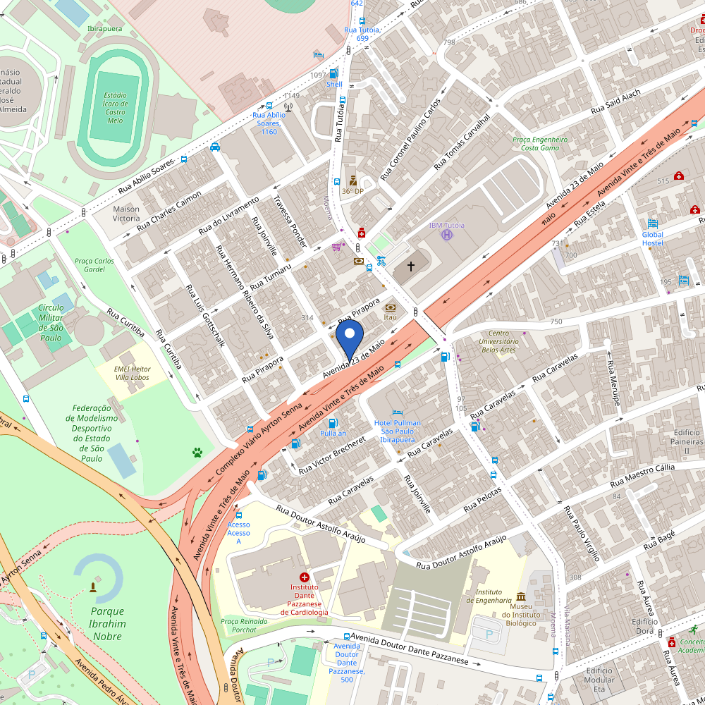 Mapa da estação Divena 23 De Maio