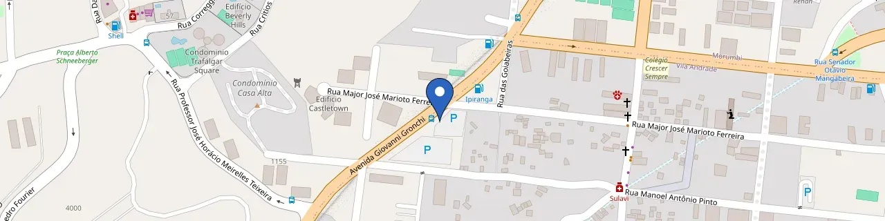 Mapa da estação Acelera Nissan Morumbi