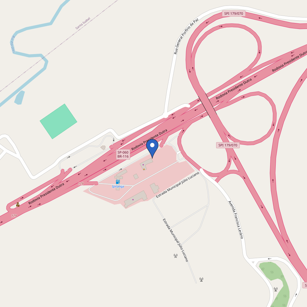 Mapa da estação Ecoparada Madero