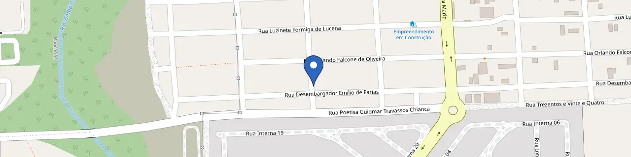 Mapa da estação Viva Energia Solar