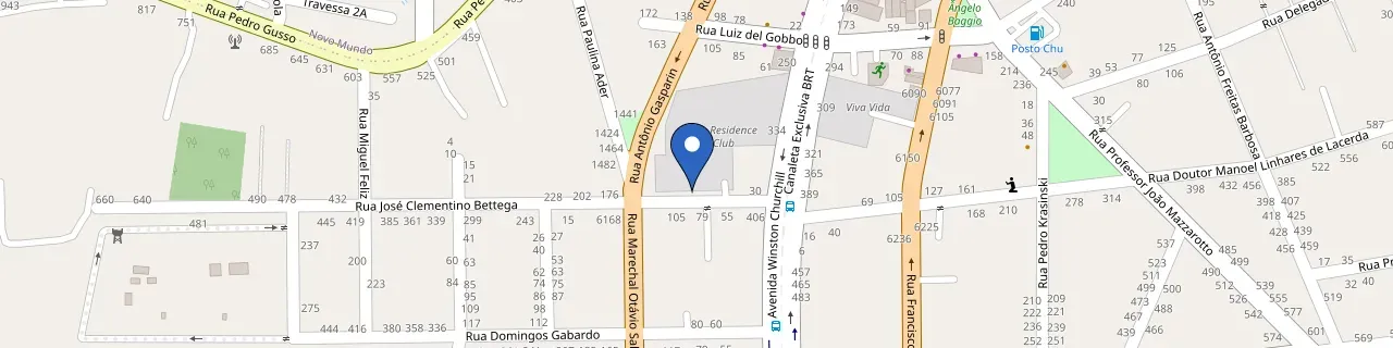 Mapa da estação Condomínio Life Residence Club