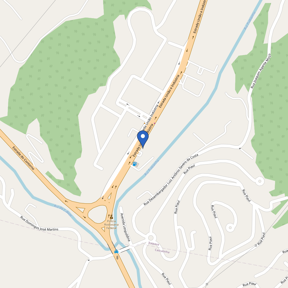 Mapa da estação Fábrica de Telas São Jorge
