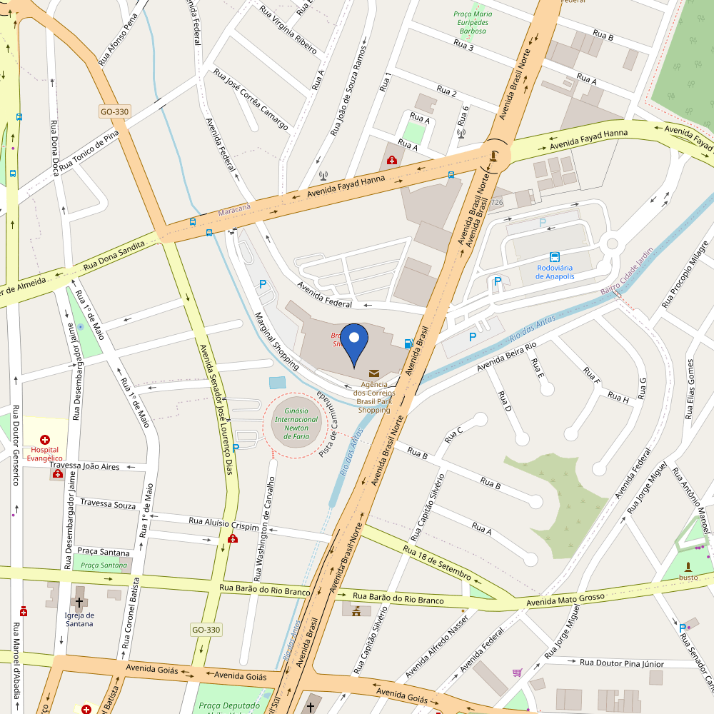 Mapa da estação Brasil Park Shopping 
