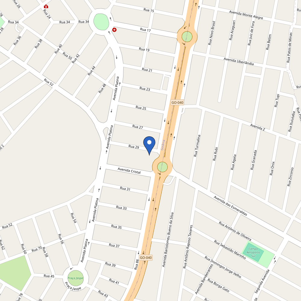 Mapa da estação CARRO DE BOI AGROPECUÁRIA