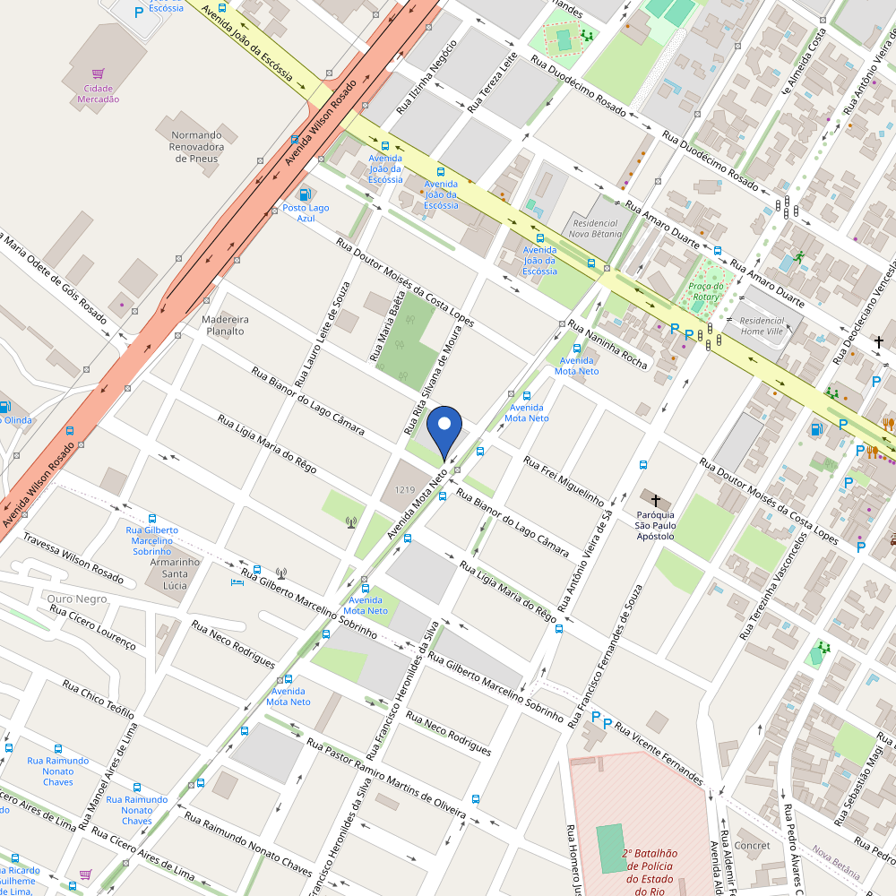 Mapa da estação SunCharger 40Kw - VCITech - Tecnologia e Serviços