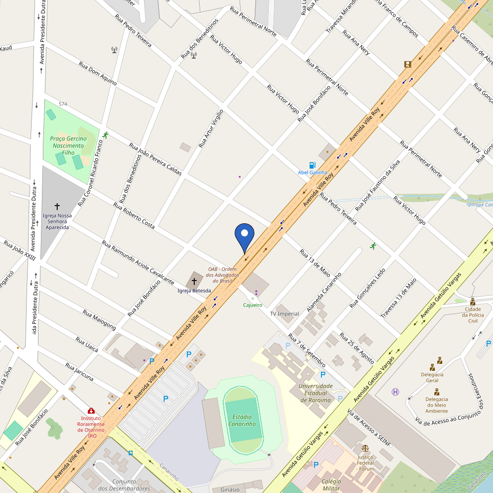 Mapa da estação BYD PARVI
