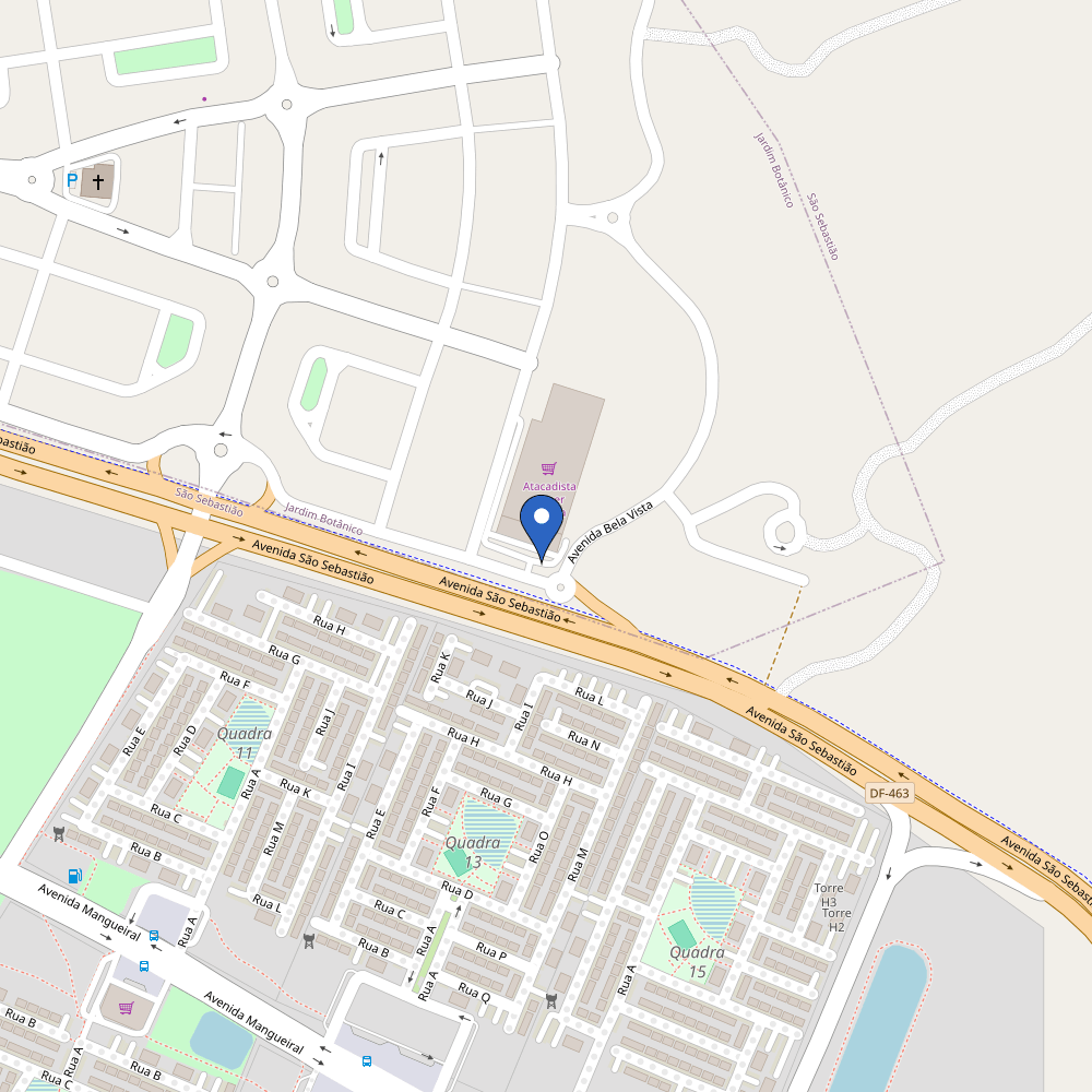 Mapa da estação Estação YellotMob - Saga Jardim Botânico FastCharger