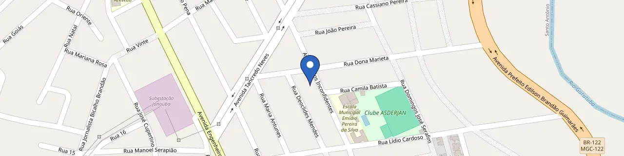 Mapa da estação Casa