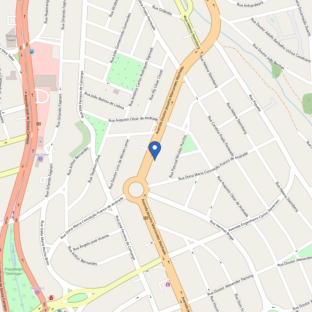 Mapa da estação Hypermed Medicina Hiperbarica