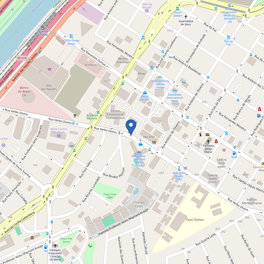 Mapa da estação Edificio Birmann