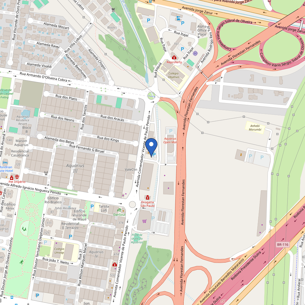 Mapa da estação TROOVE | JERONIMO AQUARIUS OPEN MALL 60KW