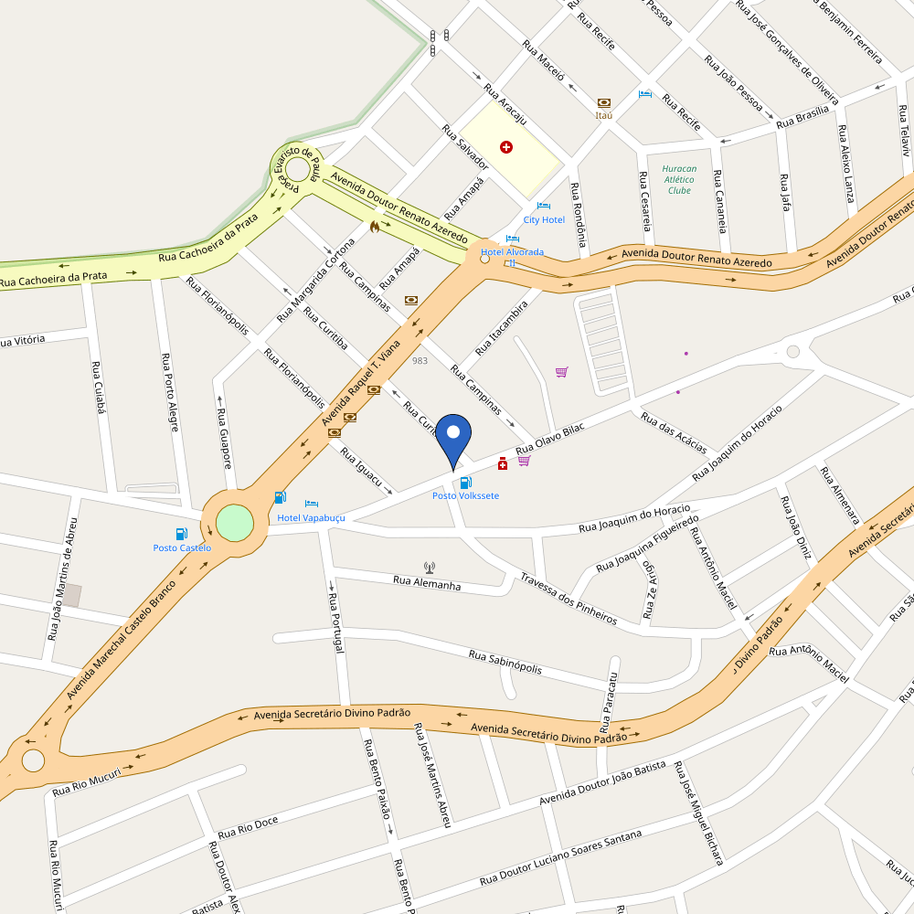 Mapa da estação Lenz Energia Fotovoltaica