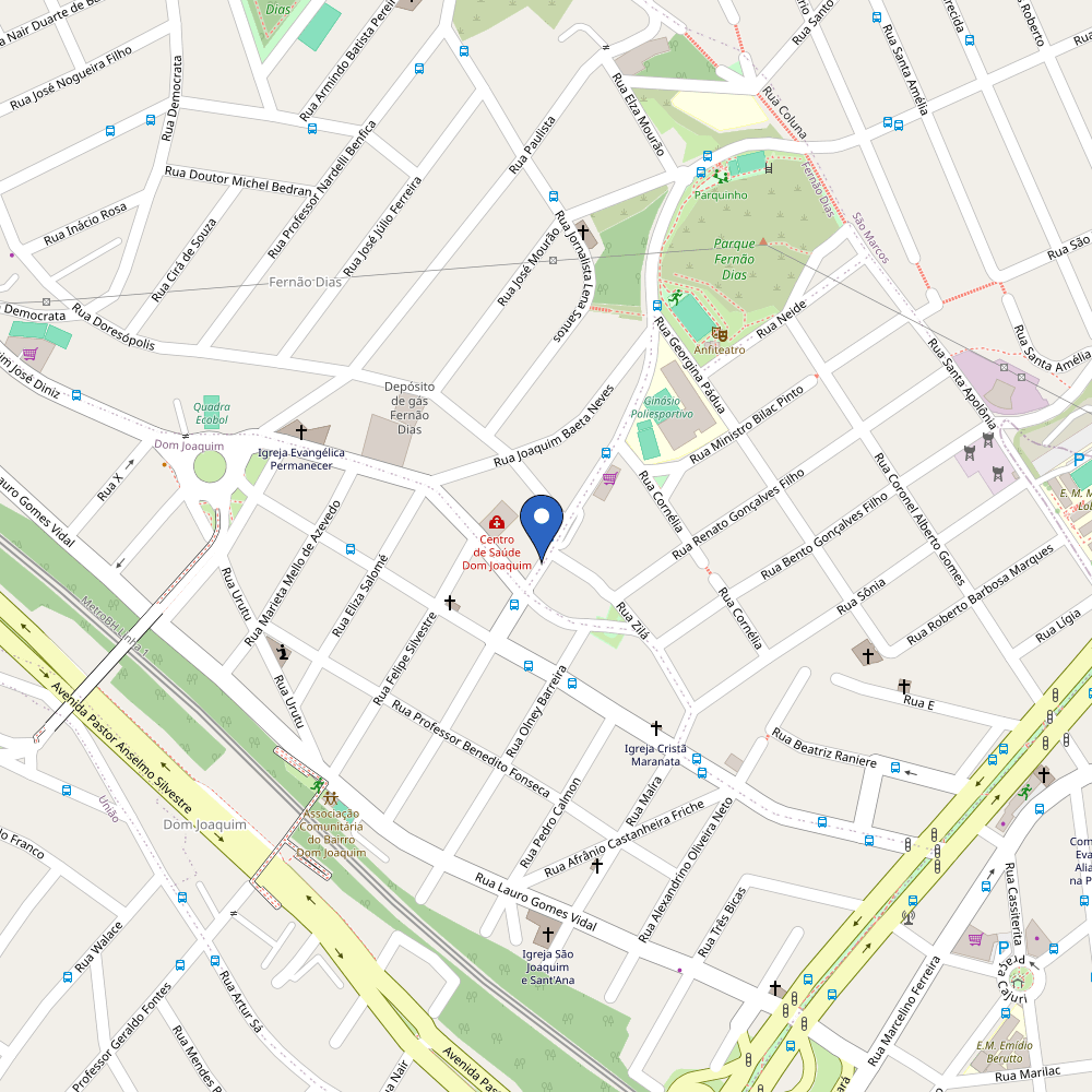 Mapa da estação IPIRANGA - NOVO POSTO FERNÃO DIAS