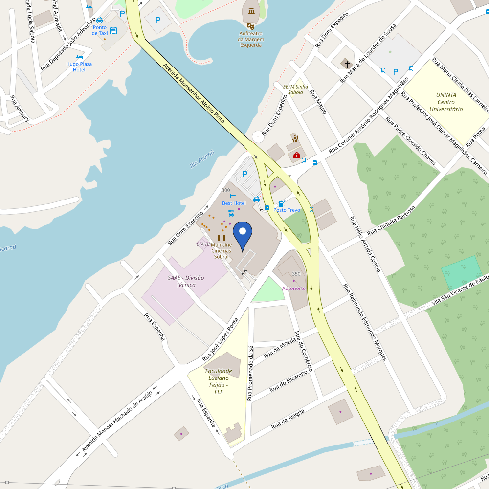 Mapa da estação Sobral Shopping - BYD CARMAIS