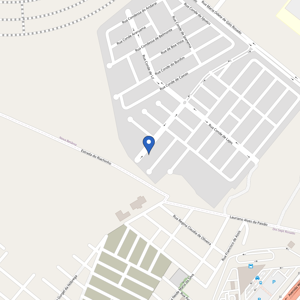 Mapa da estação BR Super Carga - Bela Vista Empresarial - 160kW - Mossoró
