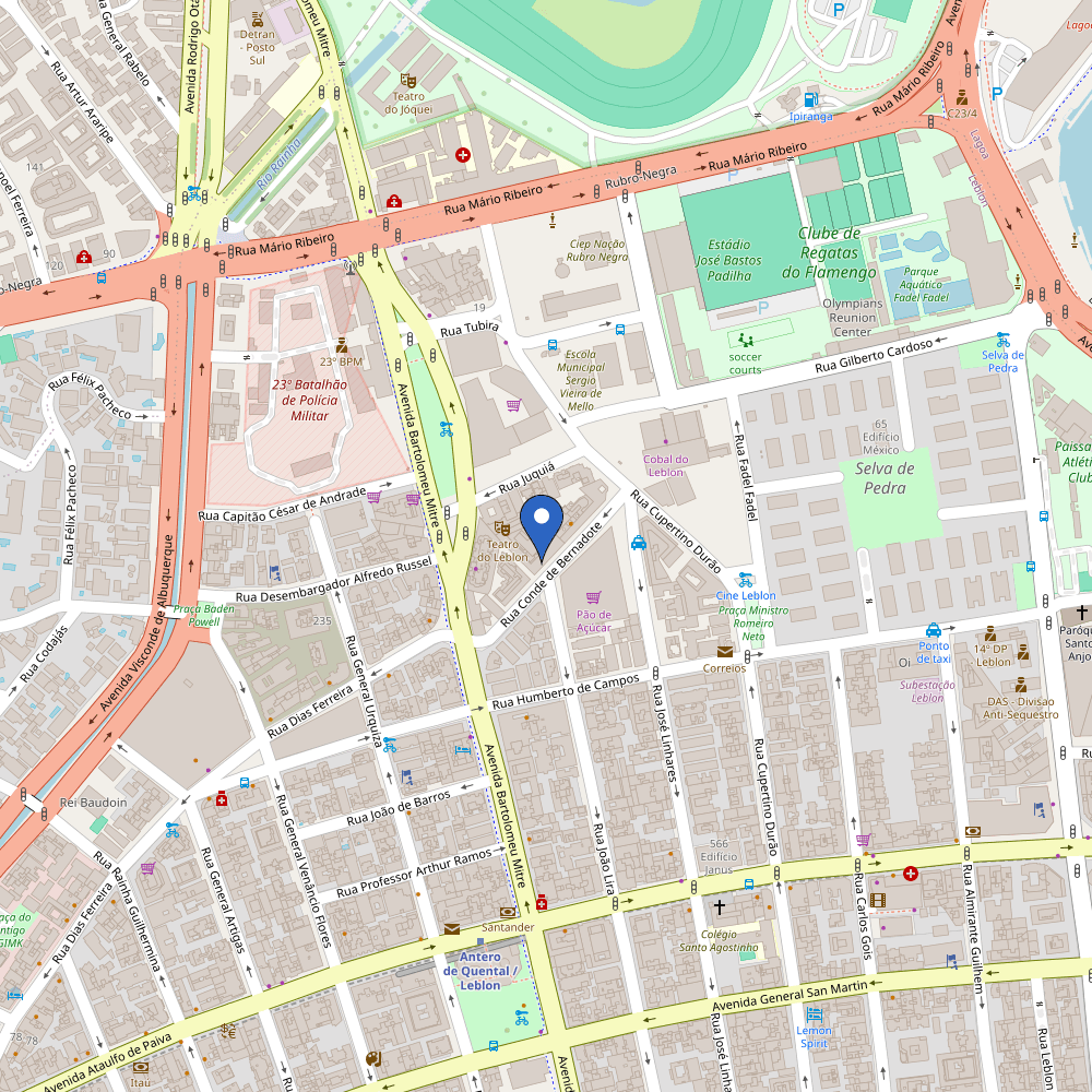 Mapa da estação Edificio Terrasse