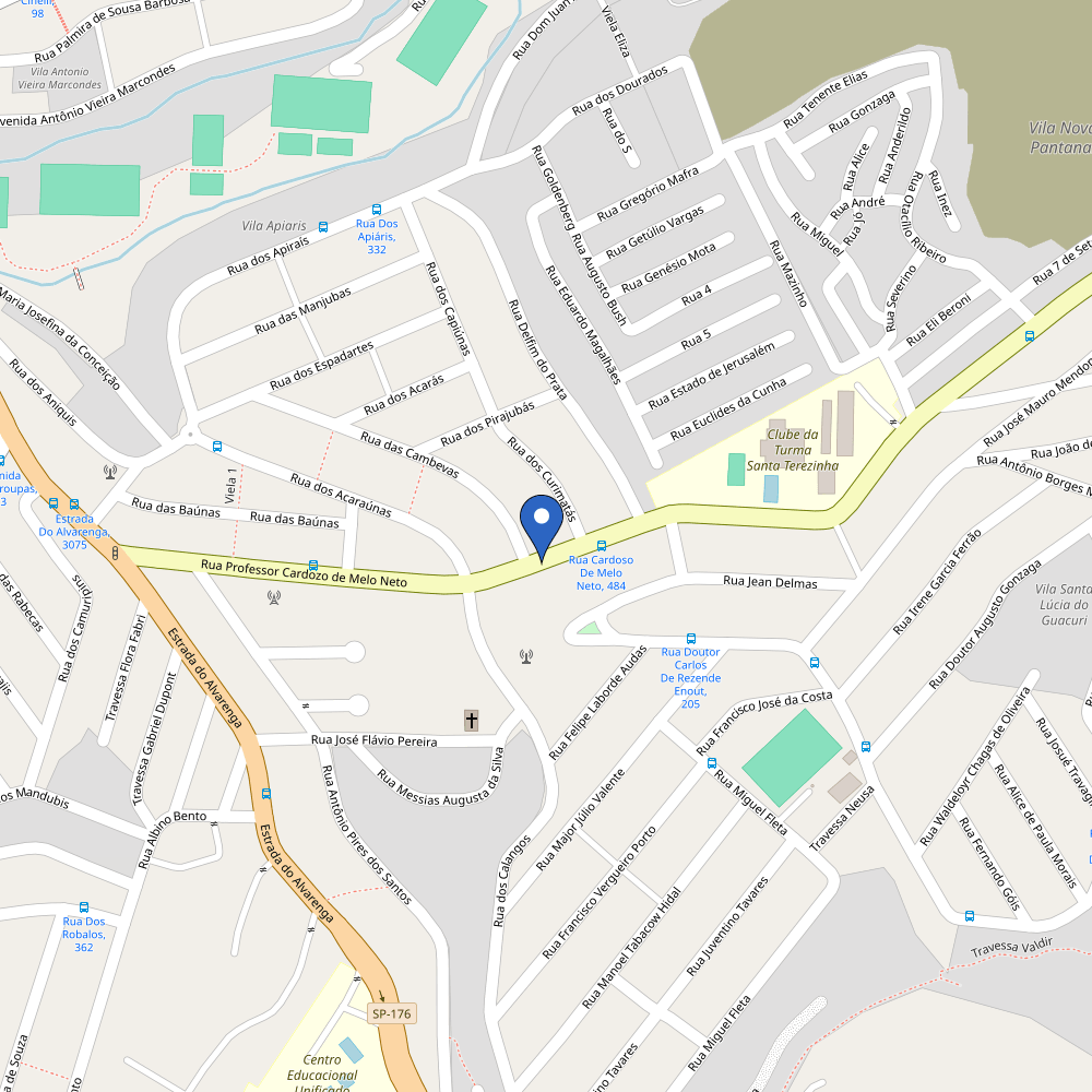 Mapa da estação Power2Go - Chou Gas Auto Posto