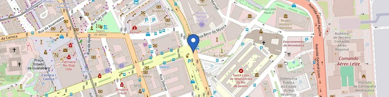 Mapa da estação Recreio Shopping