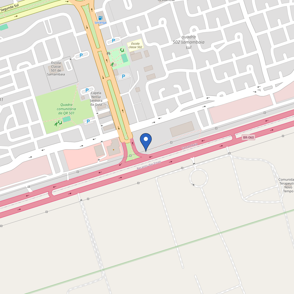 Mapa da estação ISOFEN MOBI - DIA A DIA SAMAMBAIA (60kW)