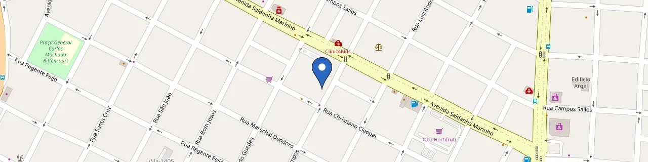 Mapa da estação ATM Home E EVs