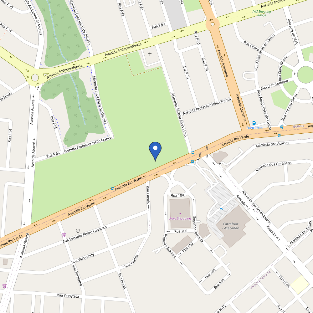 Mapa da estação Atacadão Dia a Dia - Rio Verde