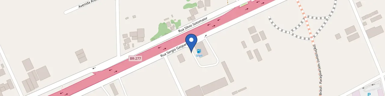 Mapa da estação Network RODOFOZ