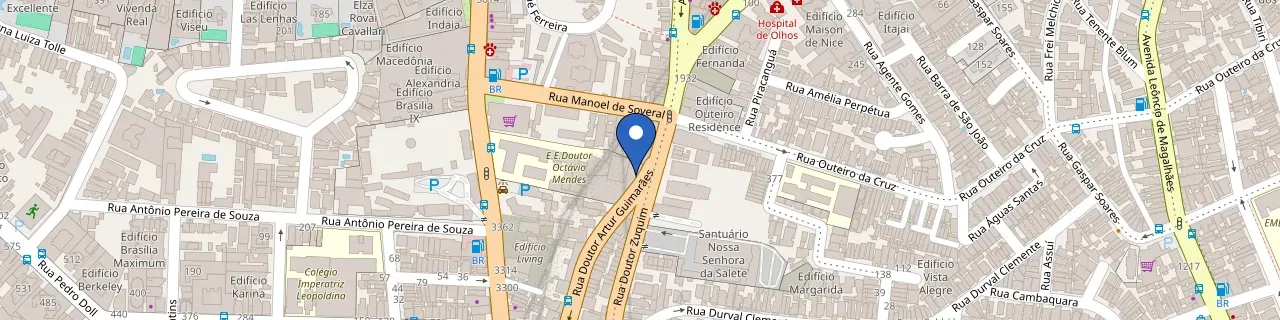 Mapa da estação Não Existe Mais