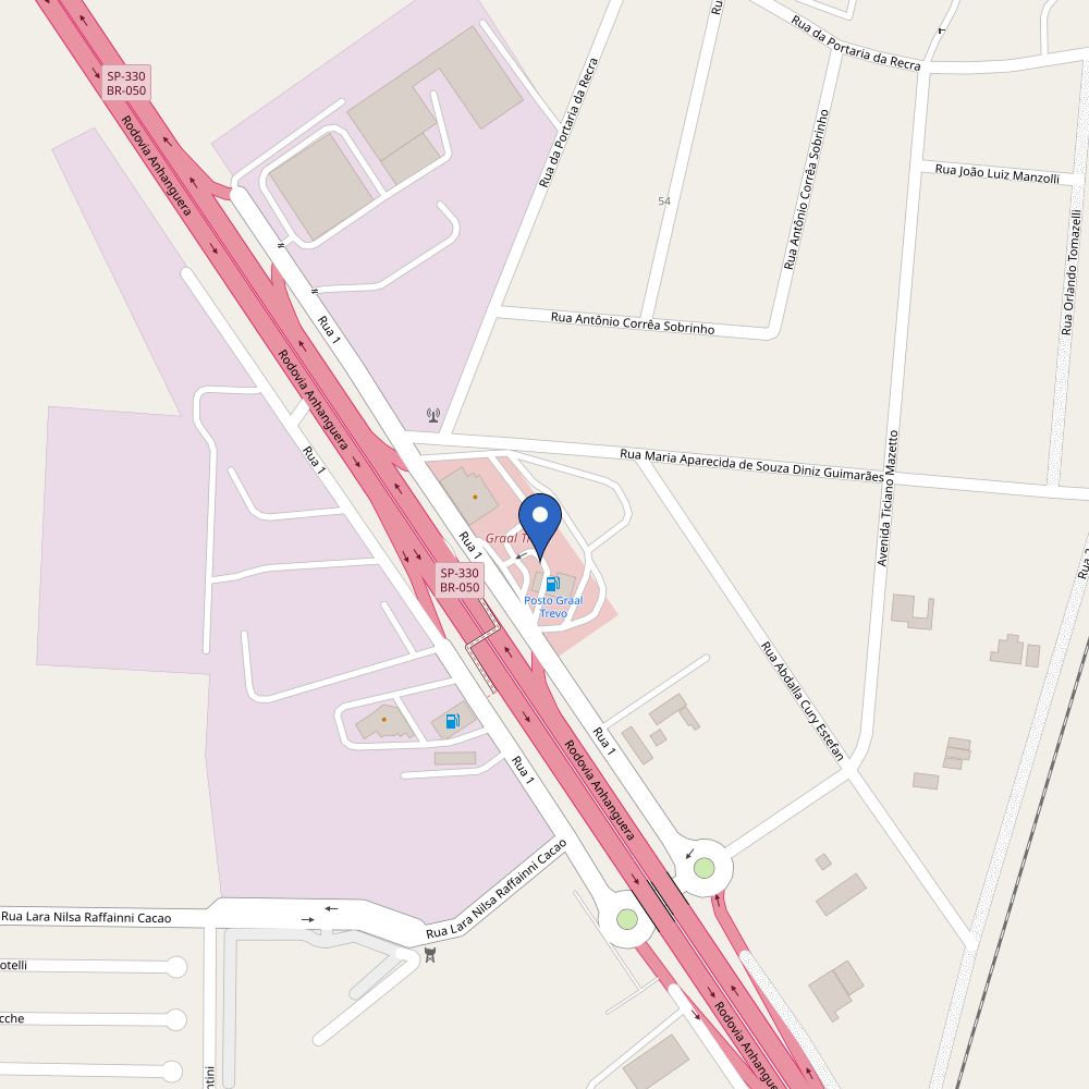 Mapa da estação Graal Trevo