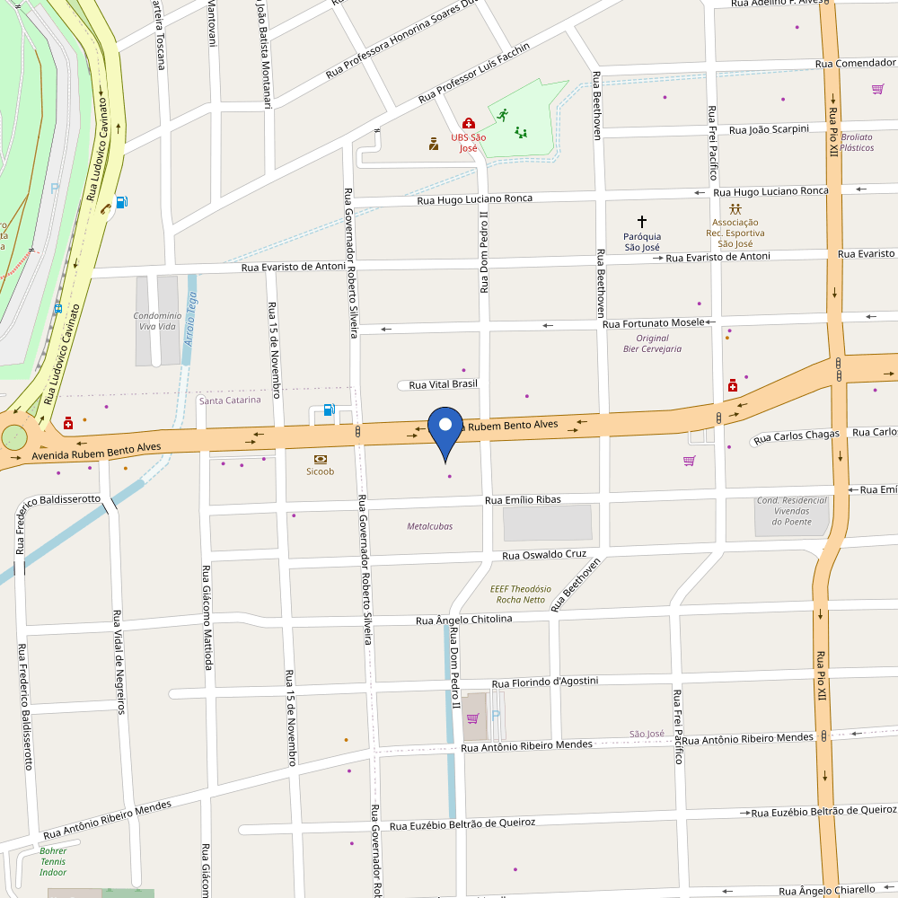 Mapa da estação Magnani - Luz E Energia