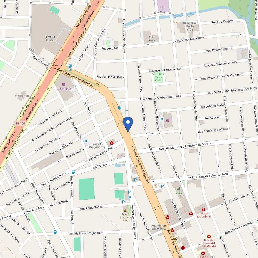 Mapa da estação Empresarial Times Business Center,  Carregamento De Rua