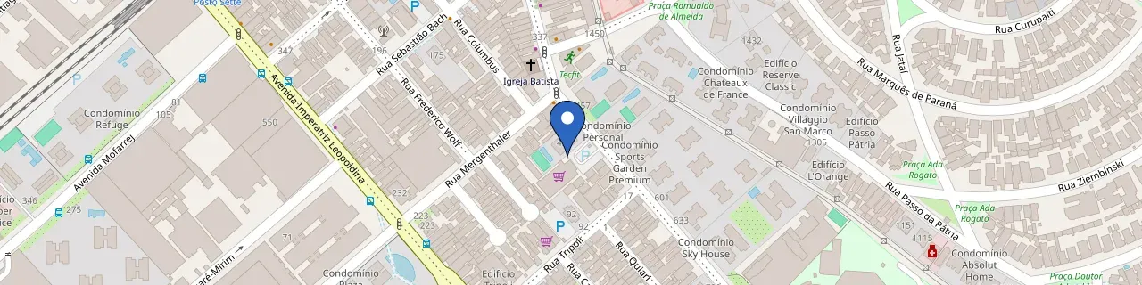 Mapa da estação St. Marche - City Lapa