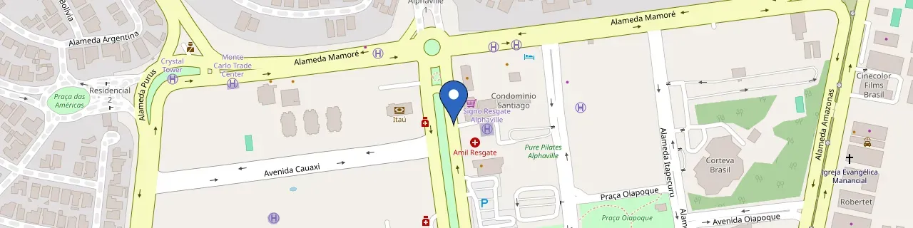 Mapa da estação St Marche Alphaville