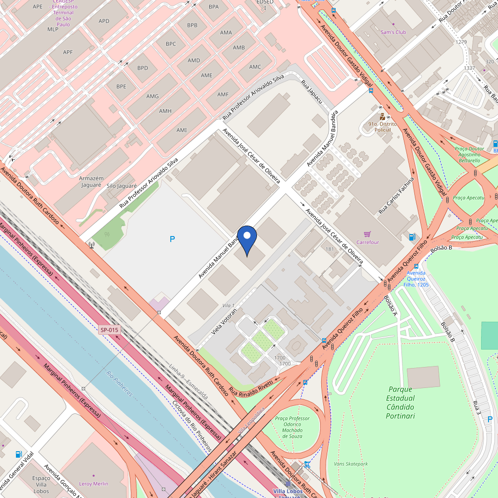Mapa da estação Parkstrom - Atlas Park