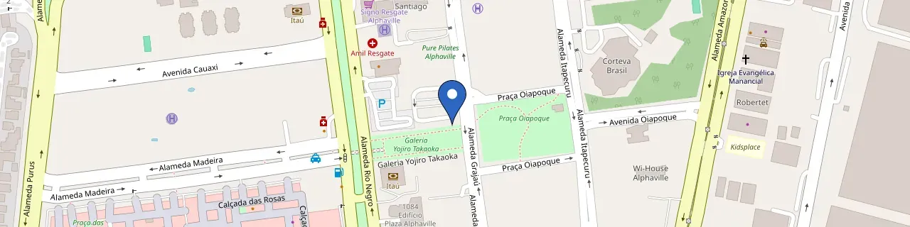 Mapa da estação DSA X - Selectpark