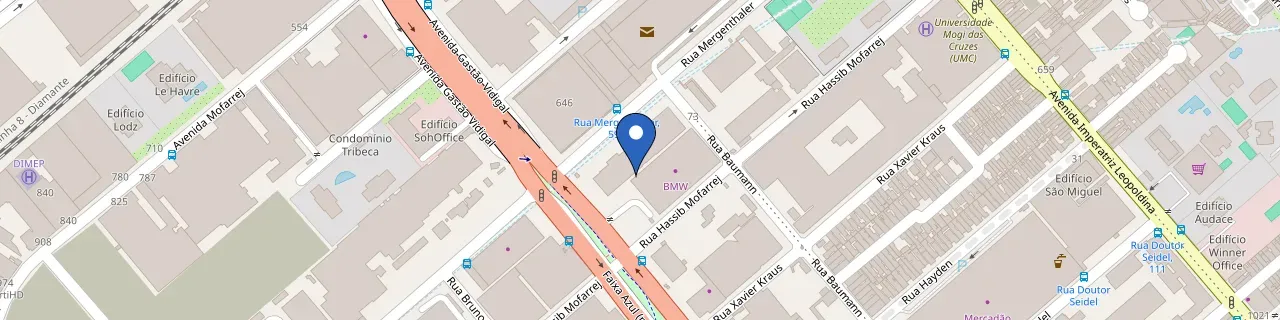 Mapa da estação Zletric - Condomínio Monções Da Gastão