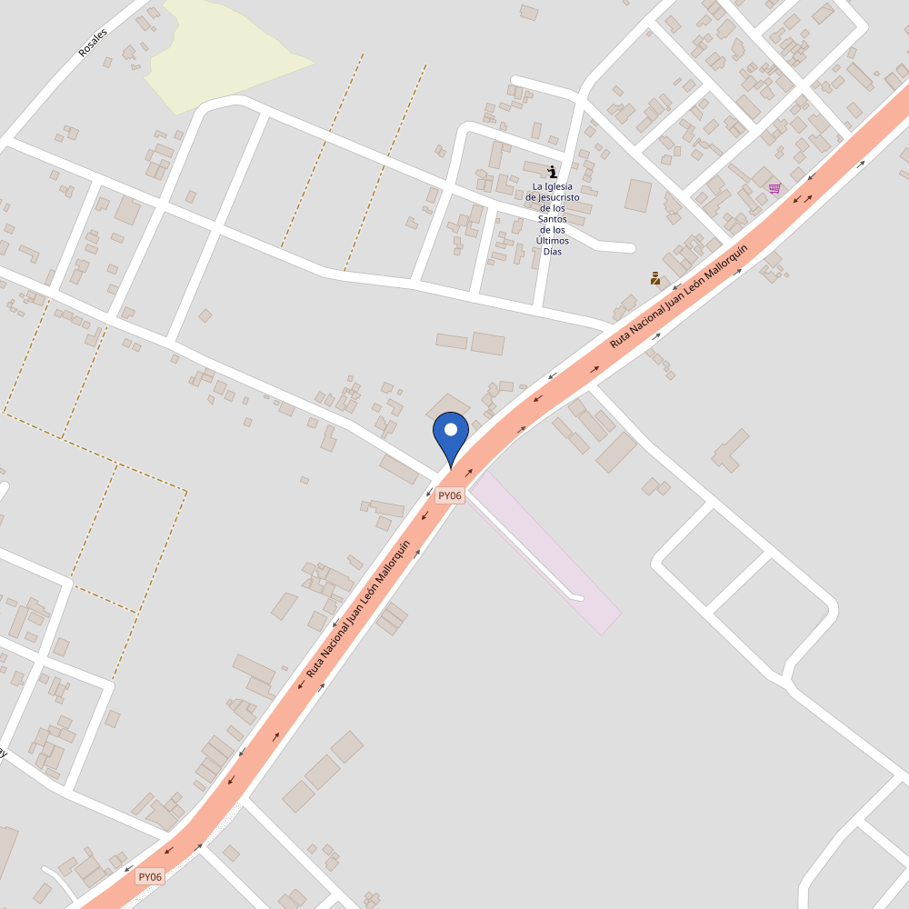 Mapa da estação Diesa Encarnación