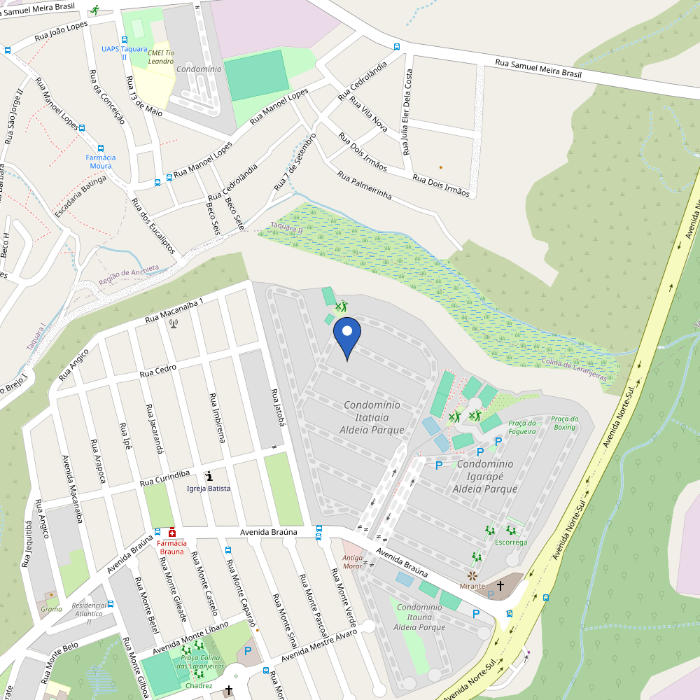 Mapa da estação CRW Mobilidade Sustentável