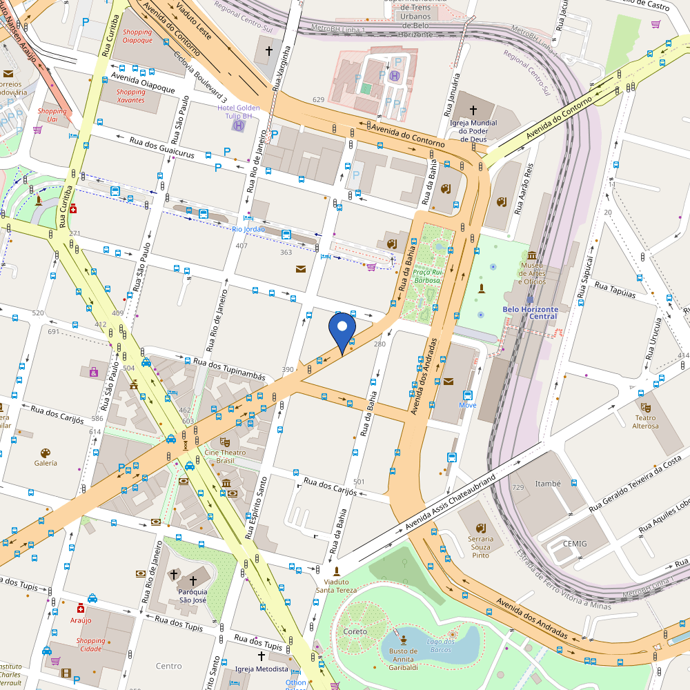 Mapa da estação S.O.S ELETRÔNICA AUTOMOTIVA