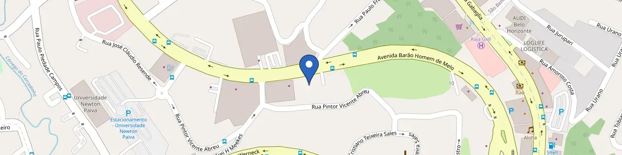 Mapa da estação Jorlan Chevrolet