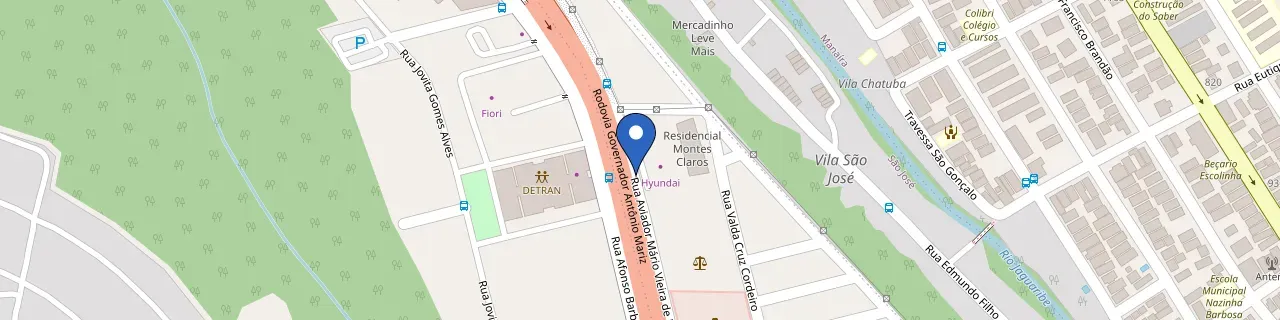 Mapa da estação Byd Parvi