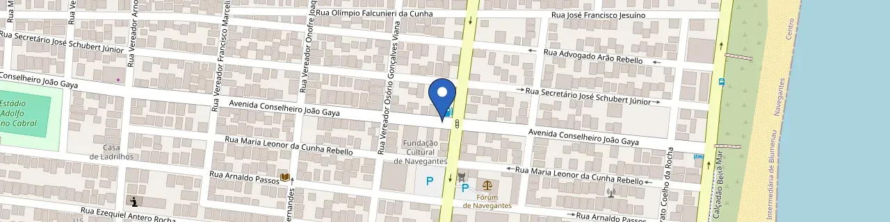 Mapa da estação Postos Catarina