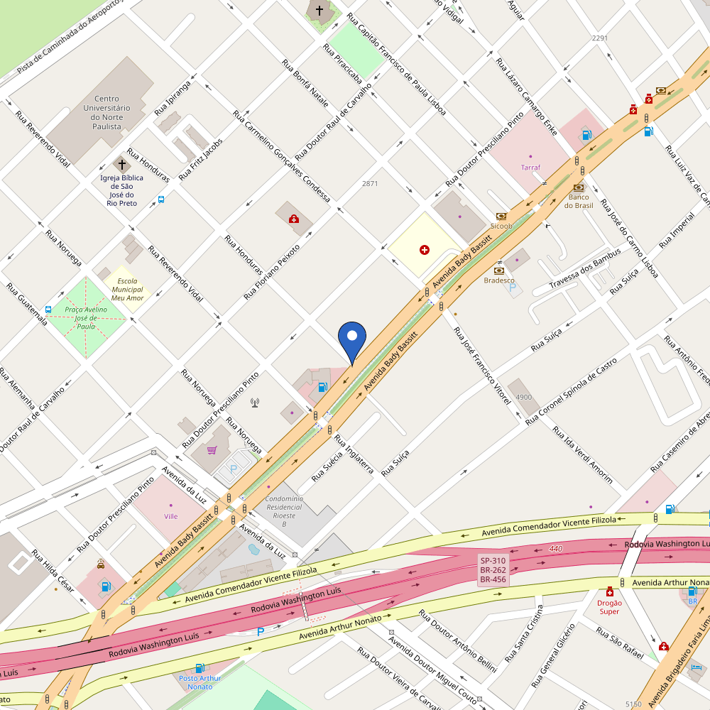 Mapa da estação BYD Allma