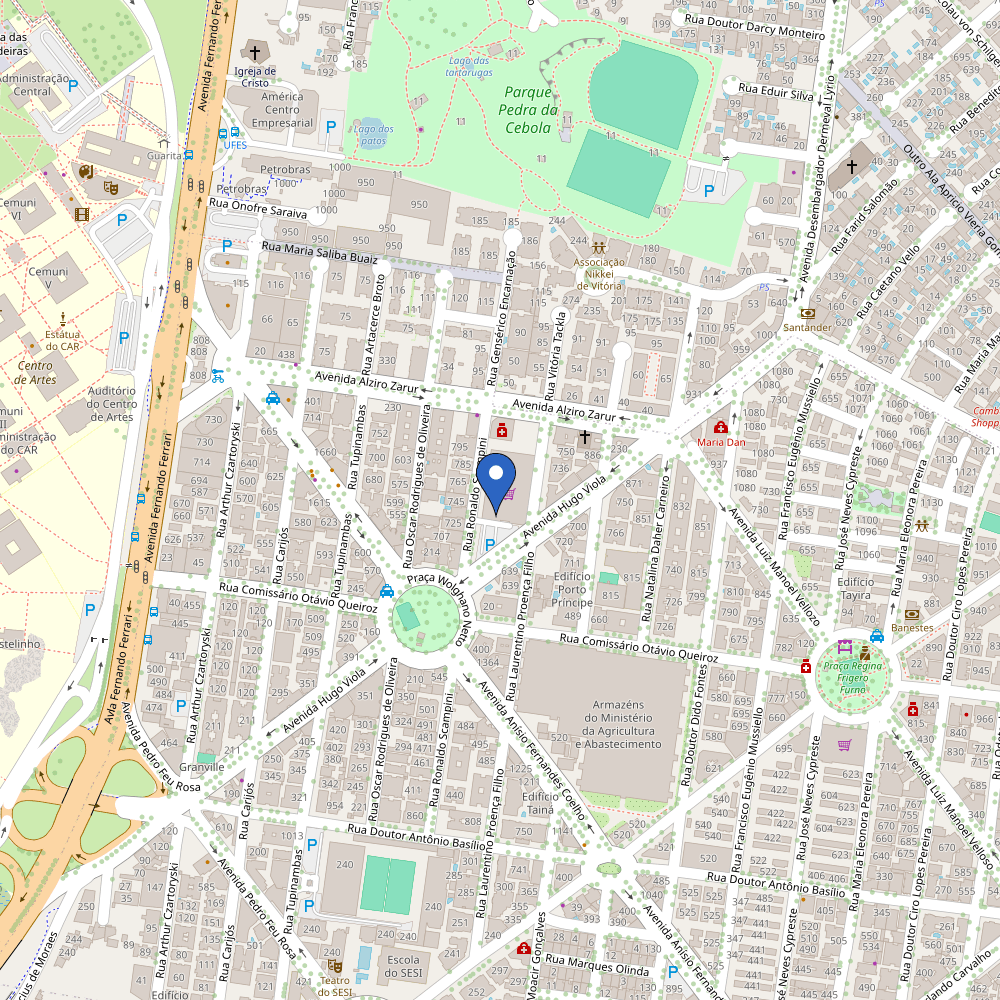 Mapa da estação Supermercado Carone 7,4kW