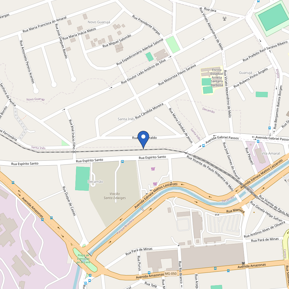 Mapa da estação GDC Mobi - Matriz